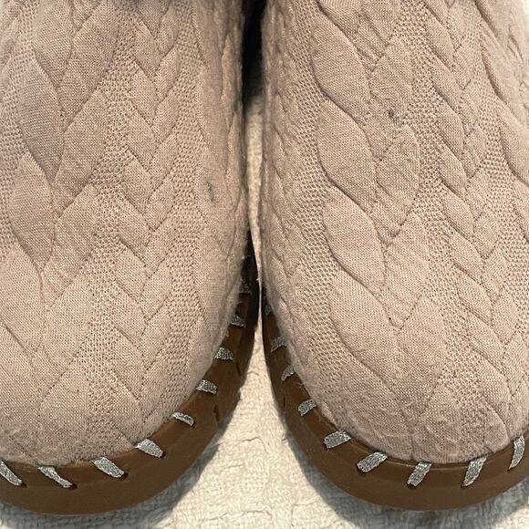 Muk Luks Flexi Hoboken knit boot blush size 6 900459 - Picture 4 of 10